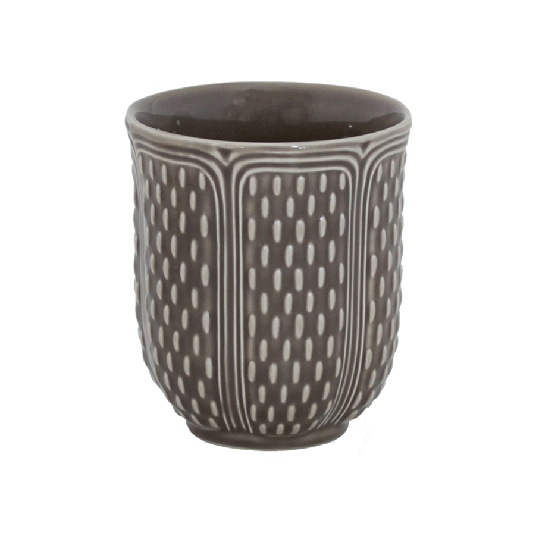 Gien, Pont aux Choux Gobelets, Tea cup, taupe