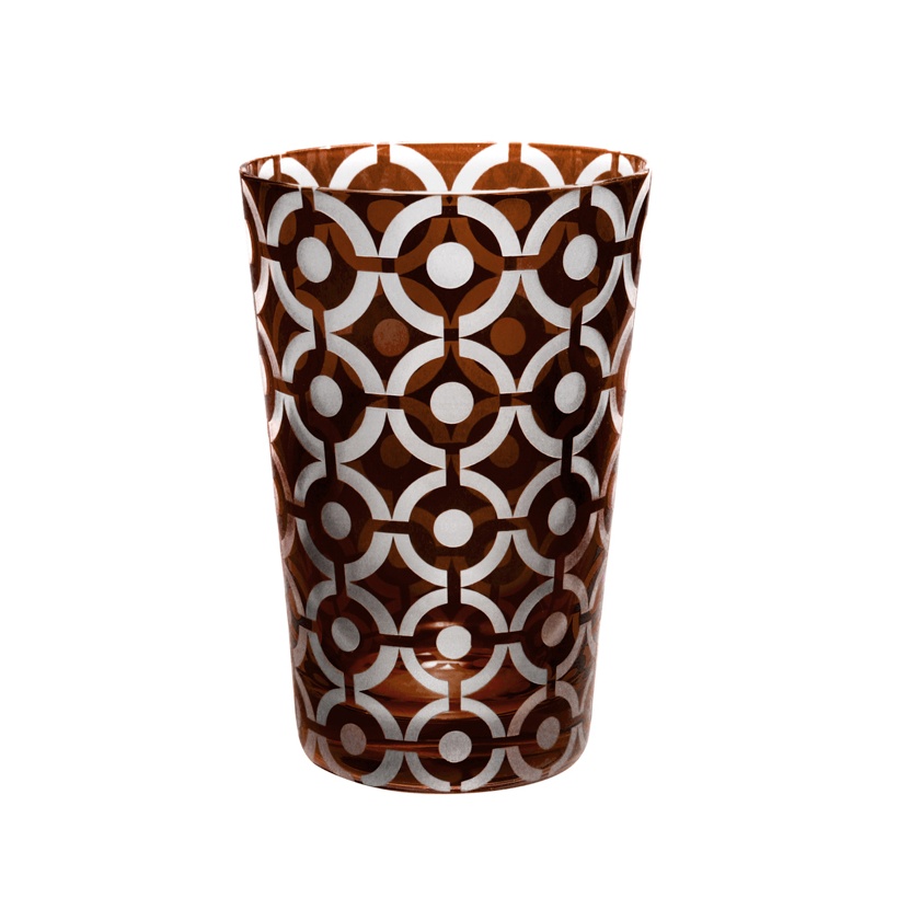 Artel, Polka dot tumblers, Tumbler, mahogany