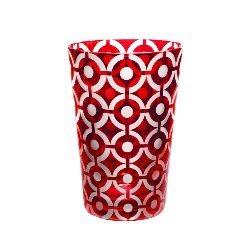 Artel, Polka dot tumblers, Tumbler, red