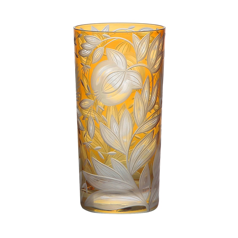 Artel, Verdure highball glasses, Highball glass, amber