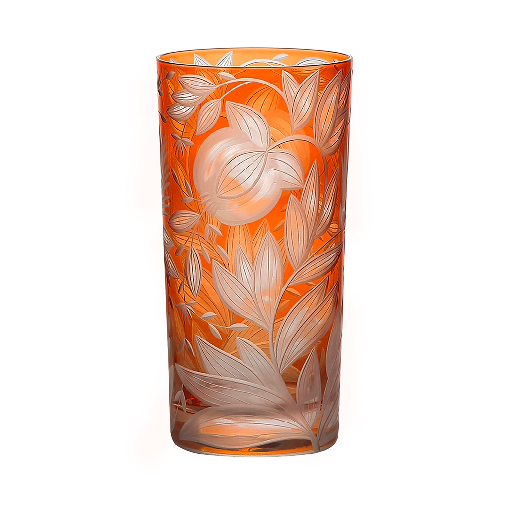Artel, Verdure highball glasses, Highball glass, orange