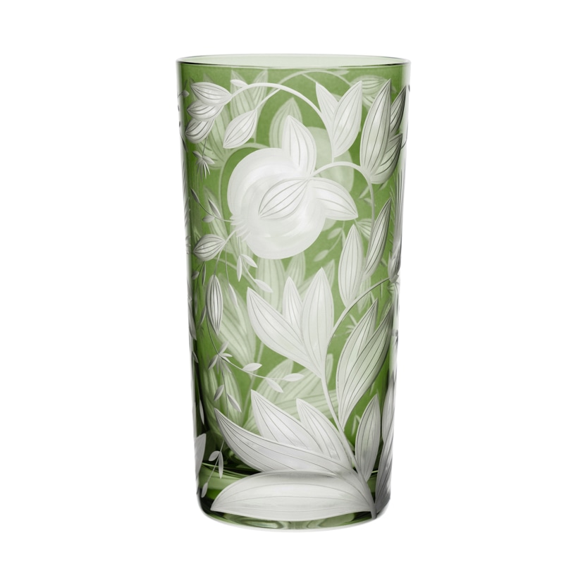 Artel, Verdure highball glasses, Highball glass, khaki green
