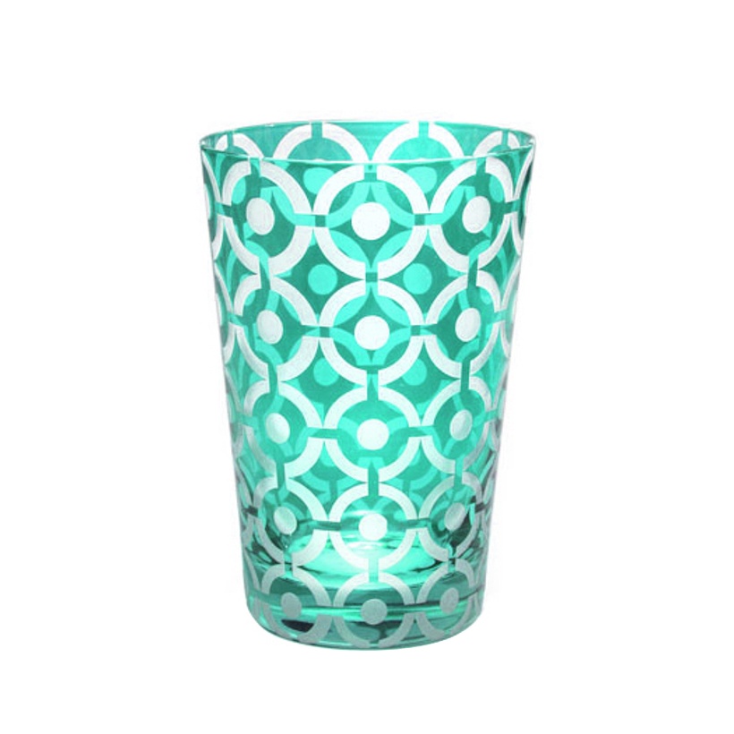 Artel, Polka dot tumblers, Tumbler, teal