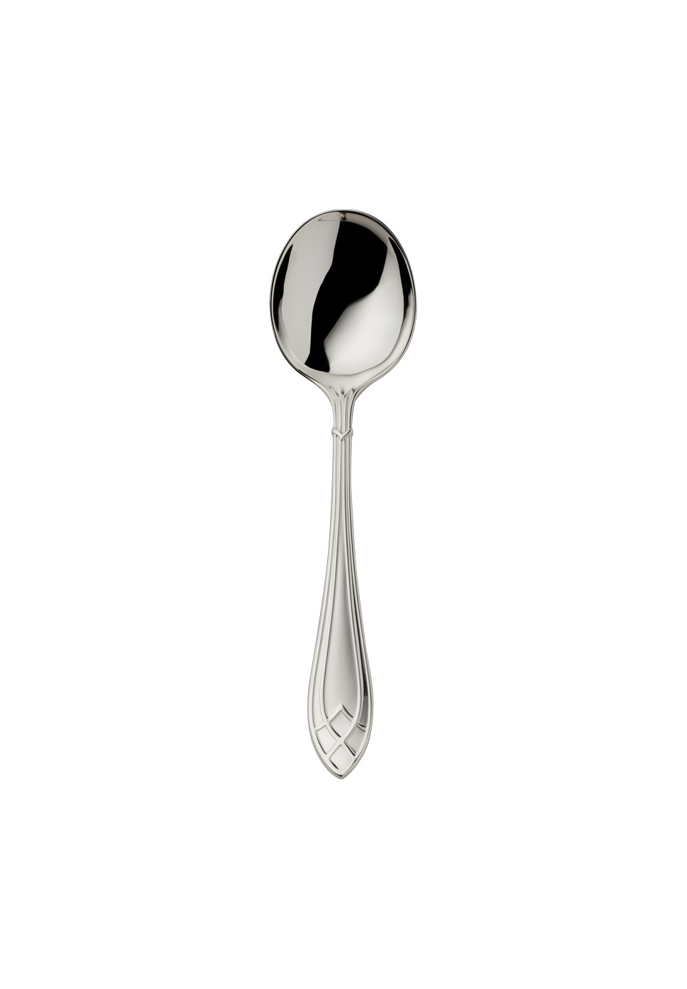 Robbe & Berking, Arcade cutlery, sterling silver, Cream spoon (broth spoon)