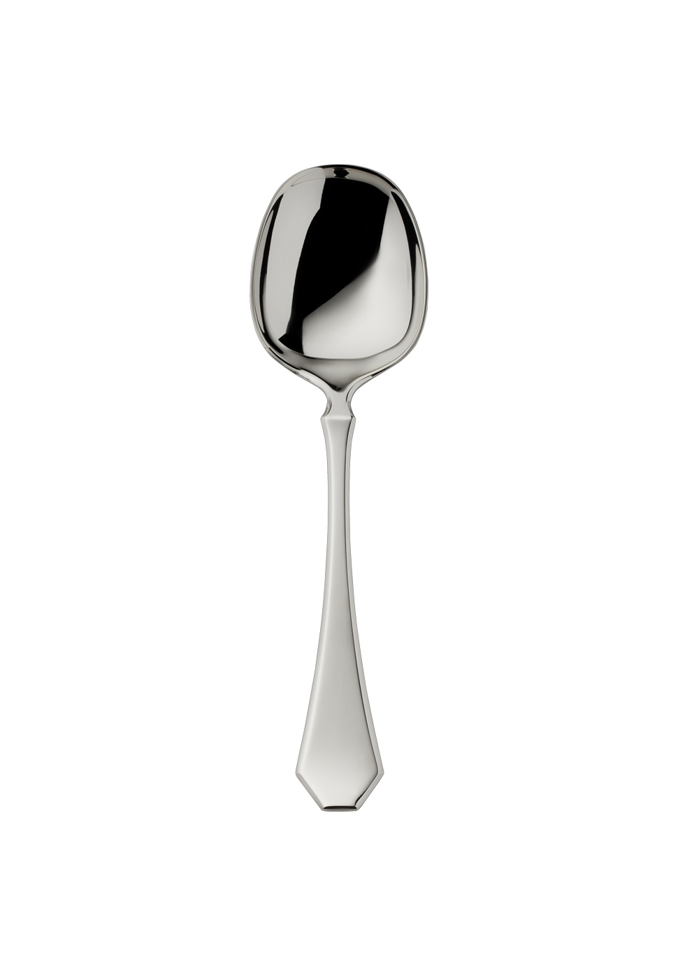 Robbe & Berking, Baltic cutlery, stainless steel, Compote/salad serving spoon, large