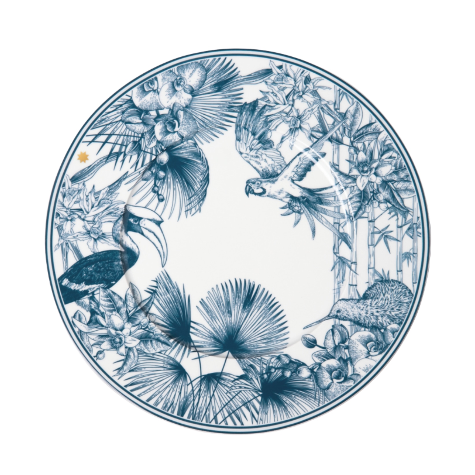 Sieger by Fürstenberg, Paraíso Blue, Presentation plate