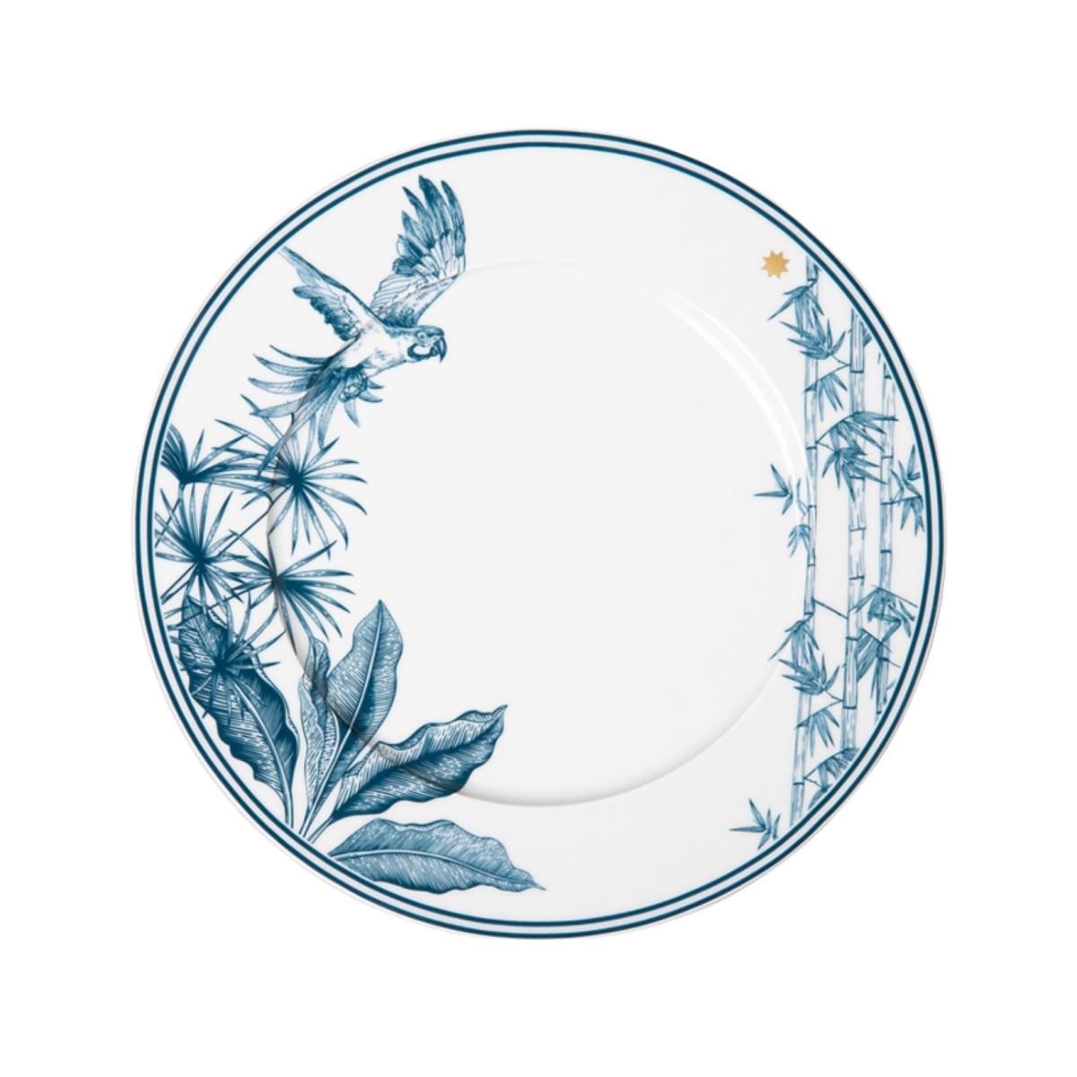 Sieger by Fürstenberg, Paraíso Blue, Dinner plate, rimmed