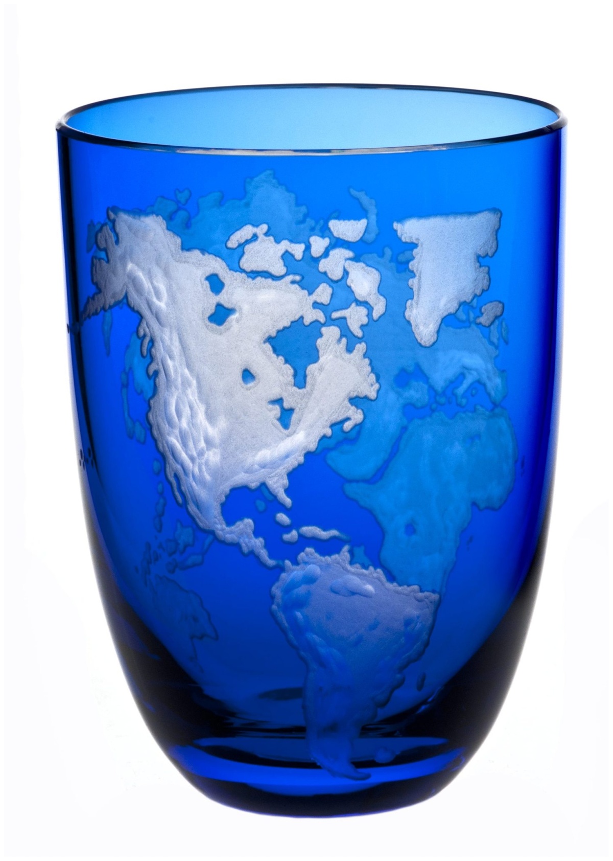 Theresienthal, Planet Earth, Tumbler, world map engraving