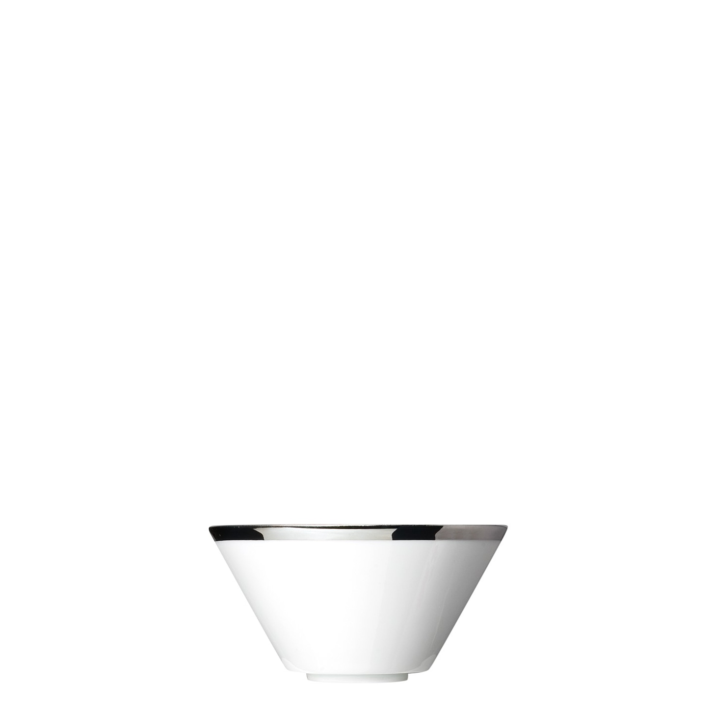 Sieger by Fürstenberg, Treasure Platinum, Conical bowl small