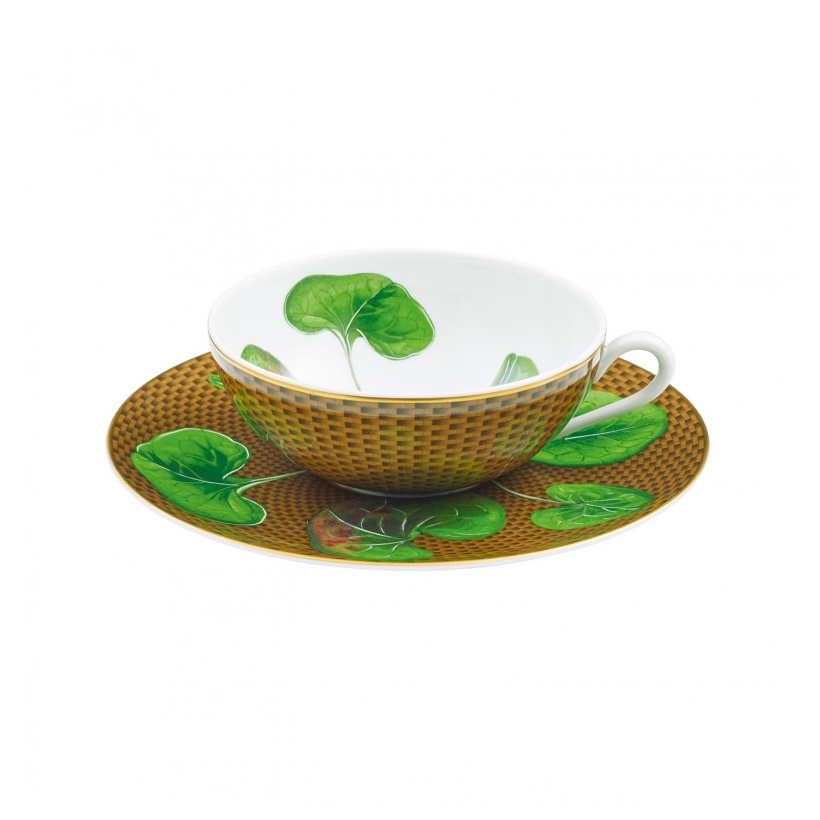 Raynaud, Trésor fleuri, Tea cup extra and saucer