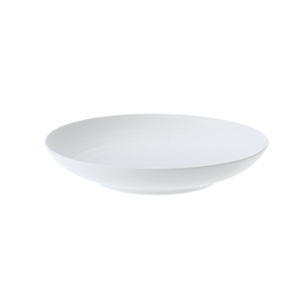 J.L Coquet, Hémisphère White Satin, Pasta plate, medium