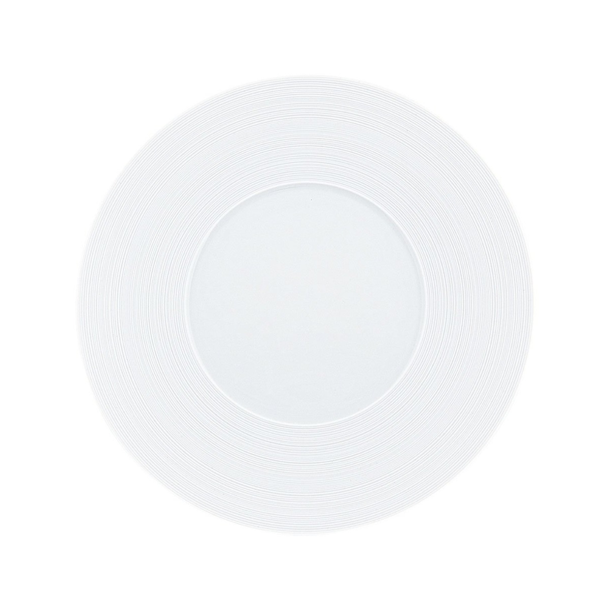 J.L Coquet, Hémisphère White Satin, Dinner plate