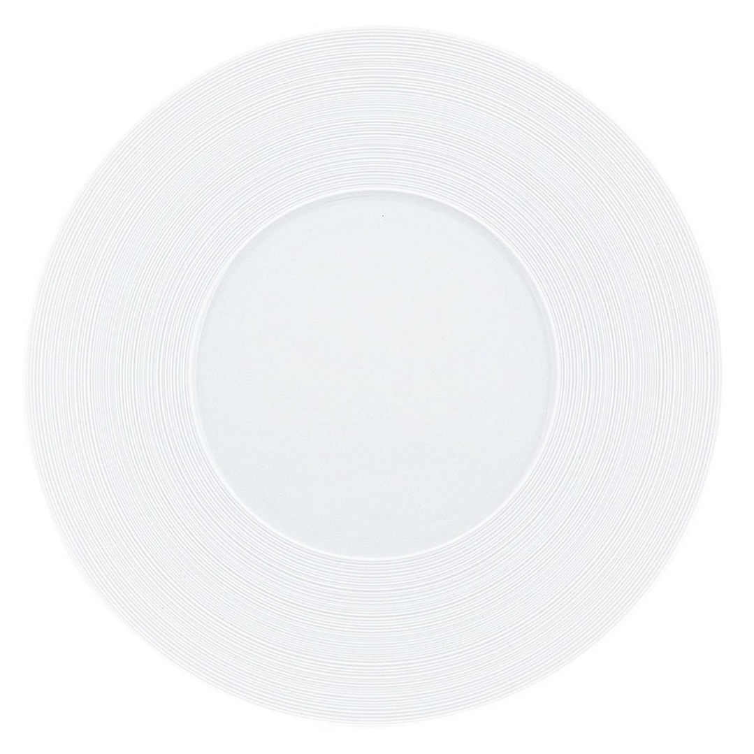 J.L Coquet, Hémisphère White Satin, Presentation plate