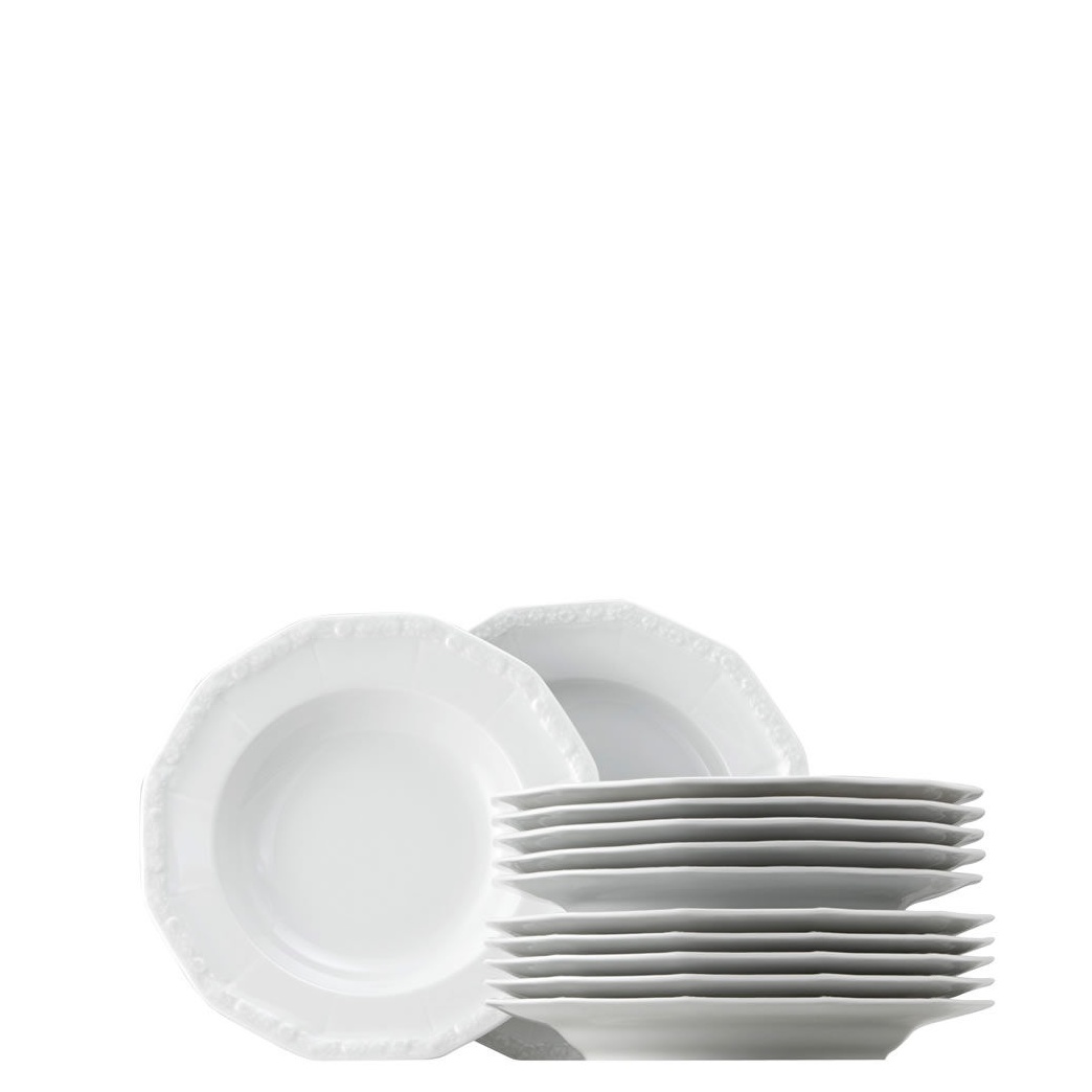 Rosenthal, Maria White, Dinner set of 12 plates