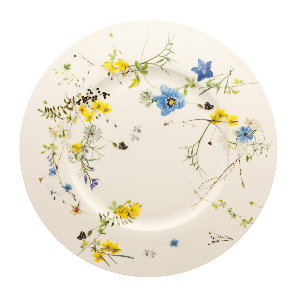 Rosenthal, Brillance Fleurs des Alpes, Presentation rim plate