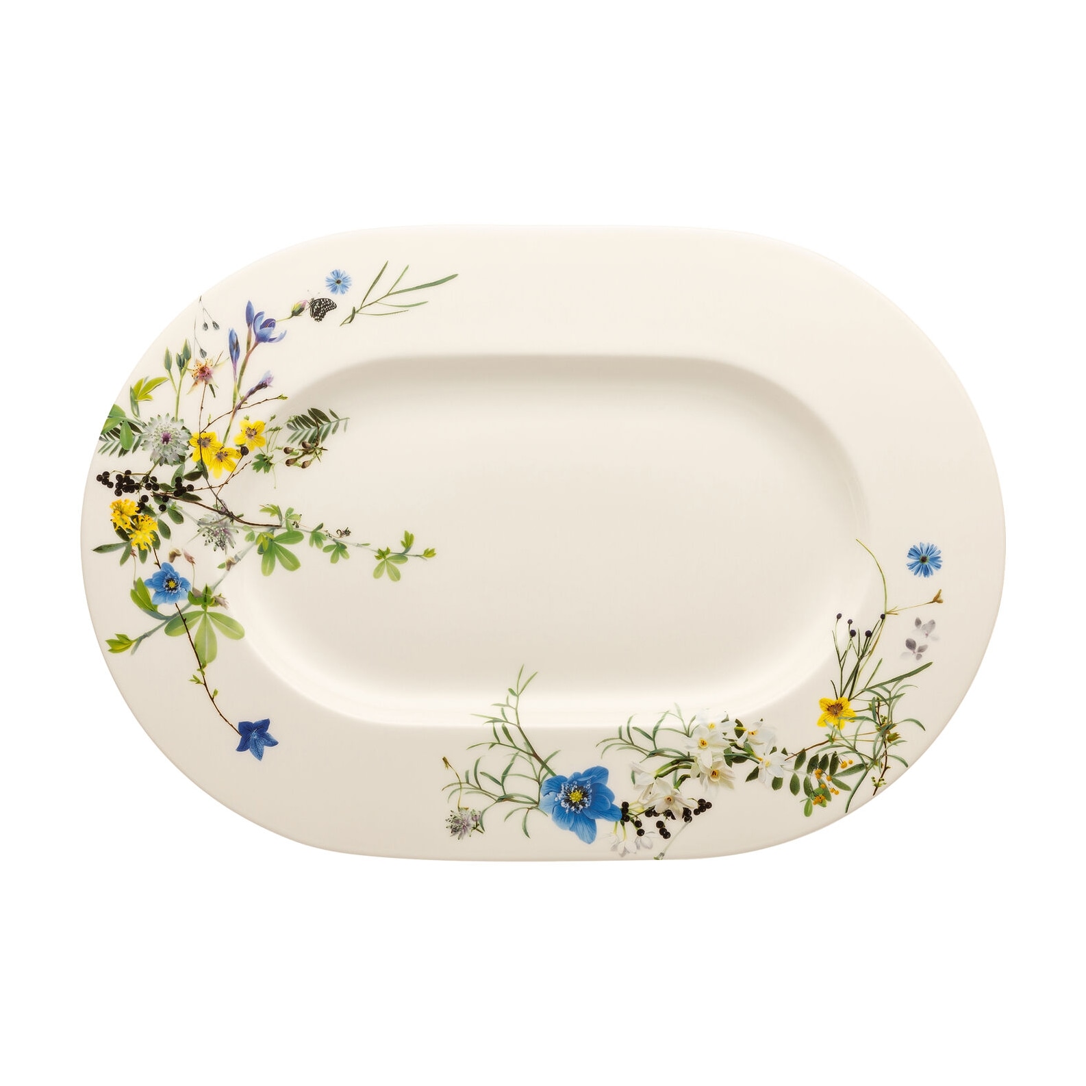 Rosenthal, Brillance Fleurs des Alpes, Oval platter