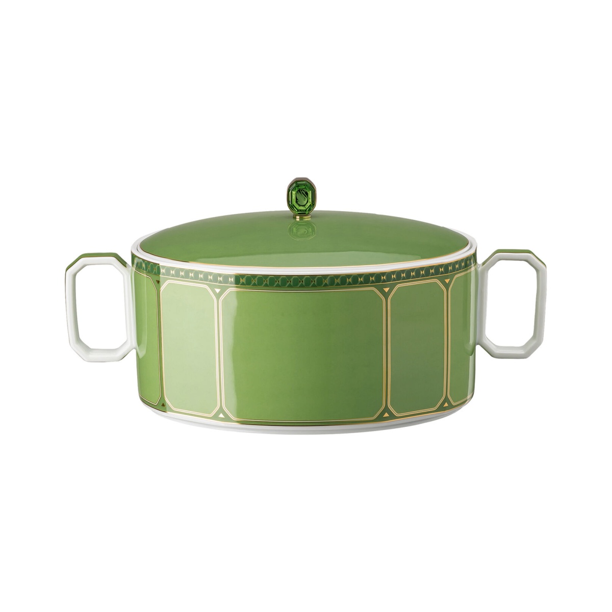 Rosenthal, Swarovski Signum, Covered vegetable bowl