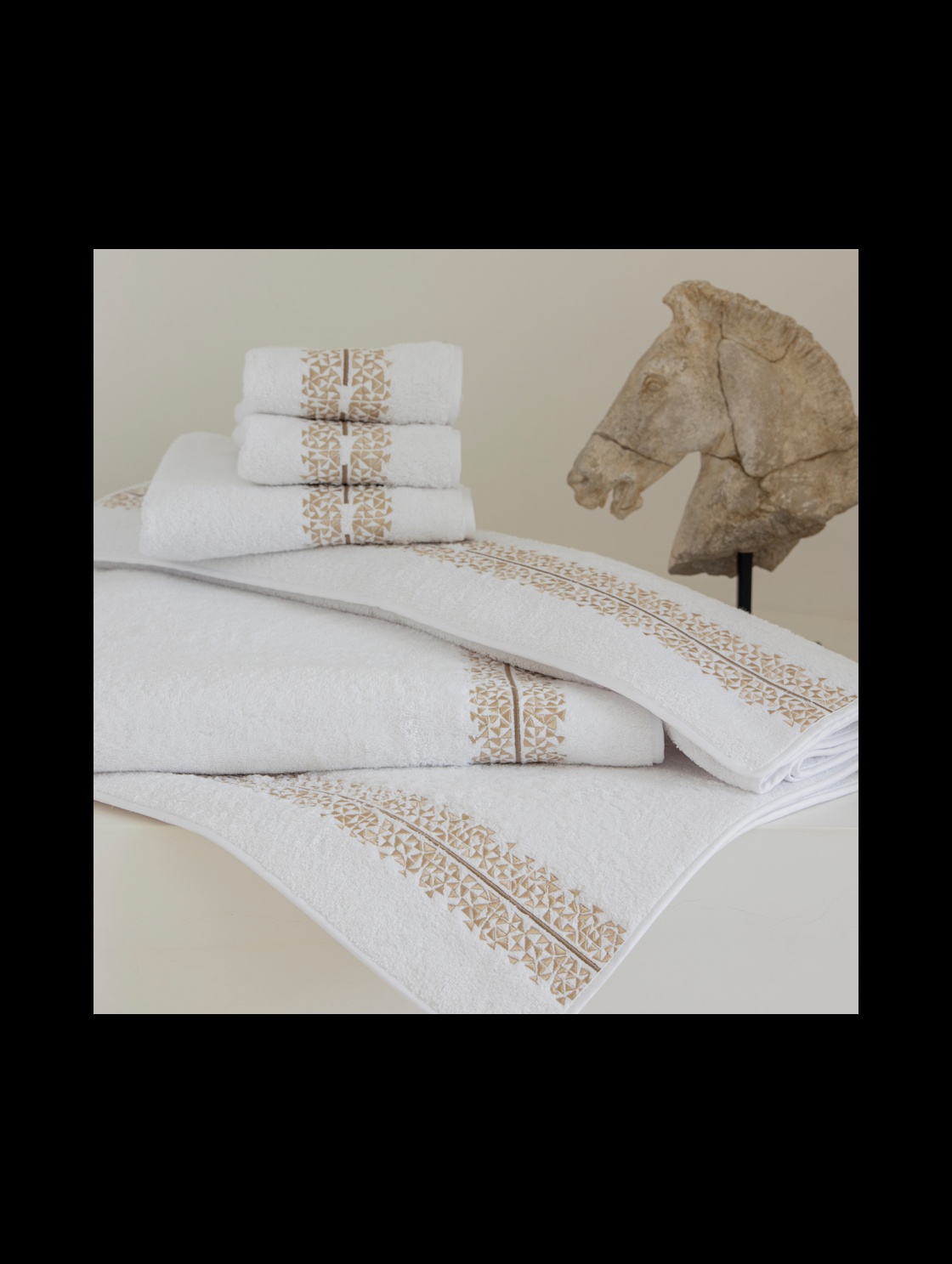 Jesurum, Masai towels, Olive, Bath Towel