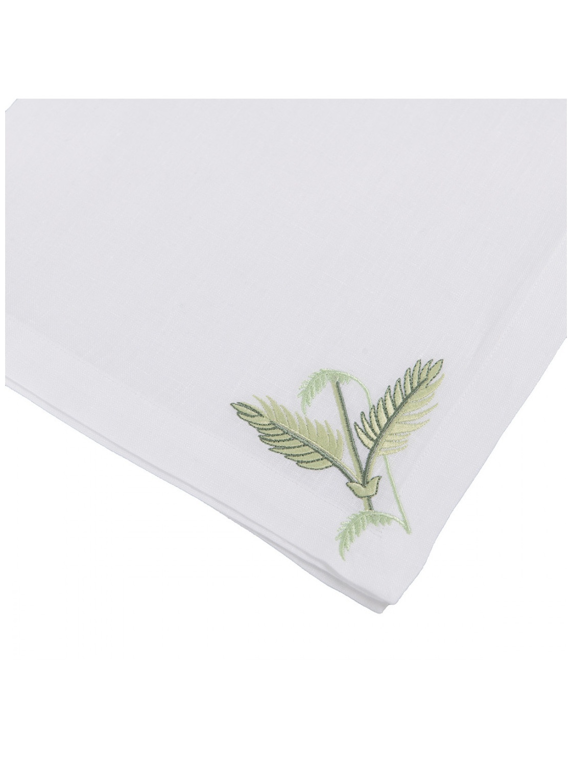 Jesurum, Plumes table set, Green, Napkin