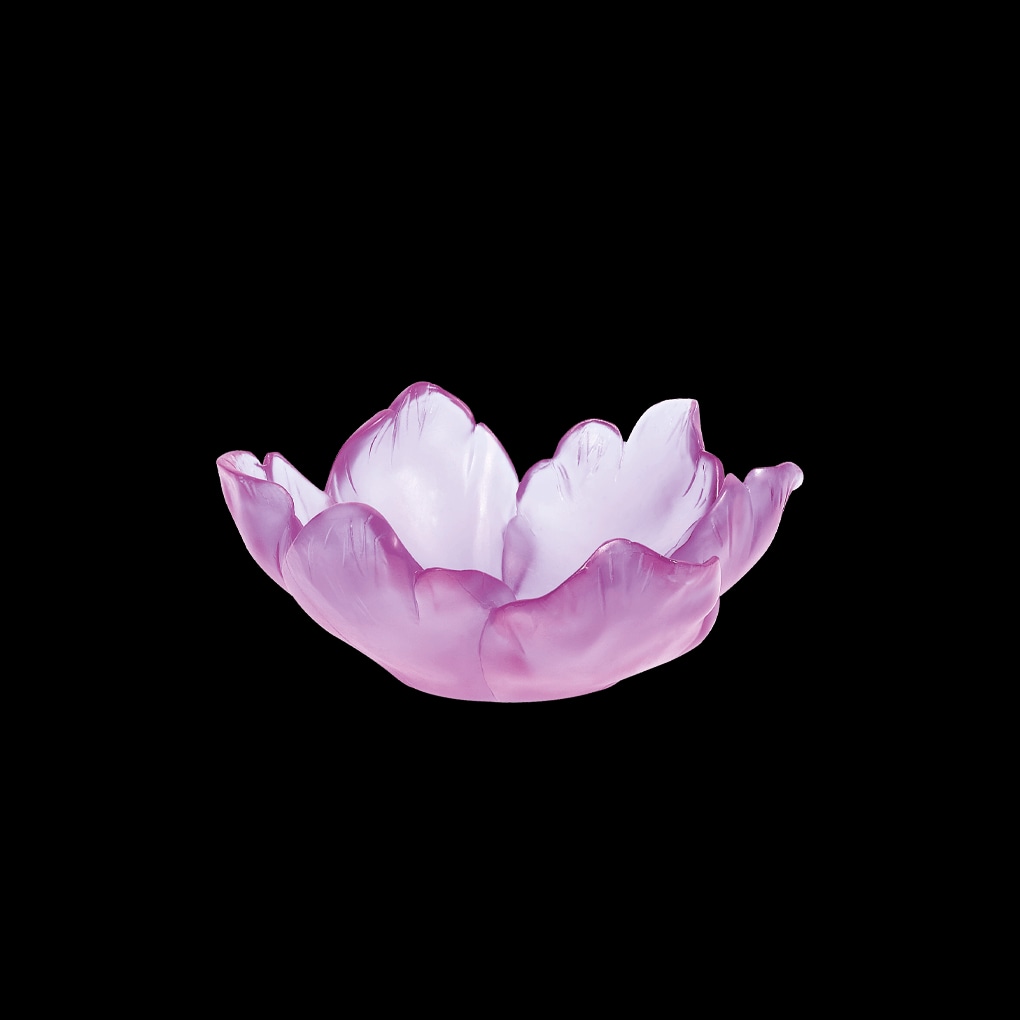 Daum, Tulipe bowls, Small ultraviolet bowl