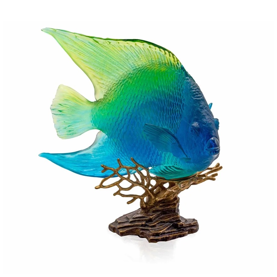 Daum, Mer de Corail sculptures, Blue yellow royal angelfish