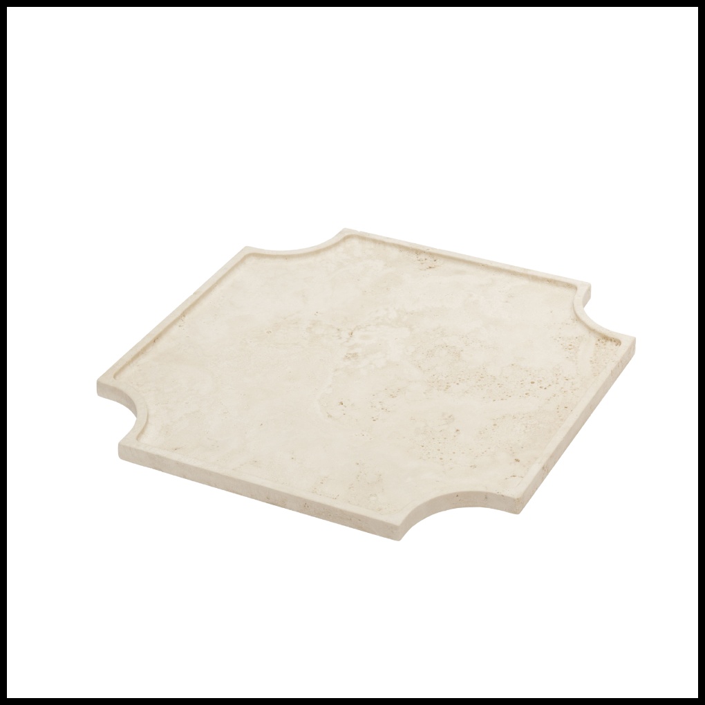 Giobagnara, Vitruvio marble trays, Large valet tray n°3