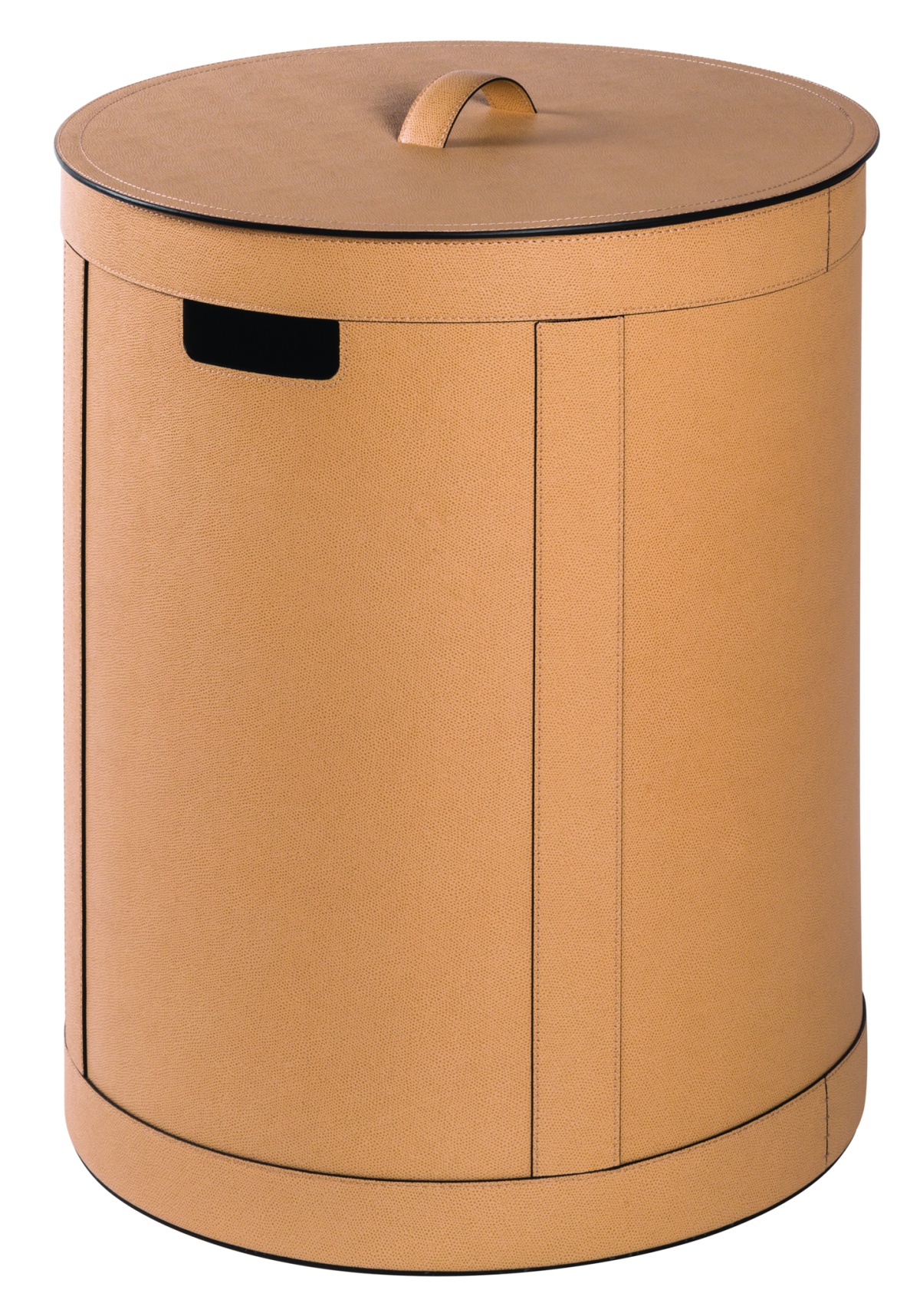 Giobagnara, Round storage baskets, Tall storage basket with handles and lid