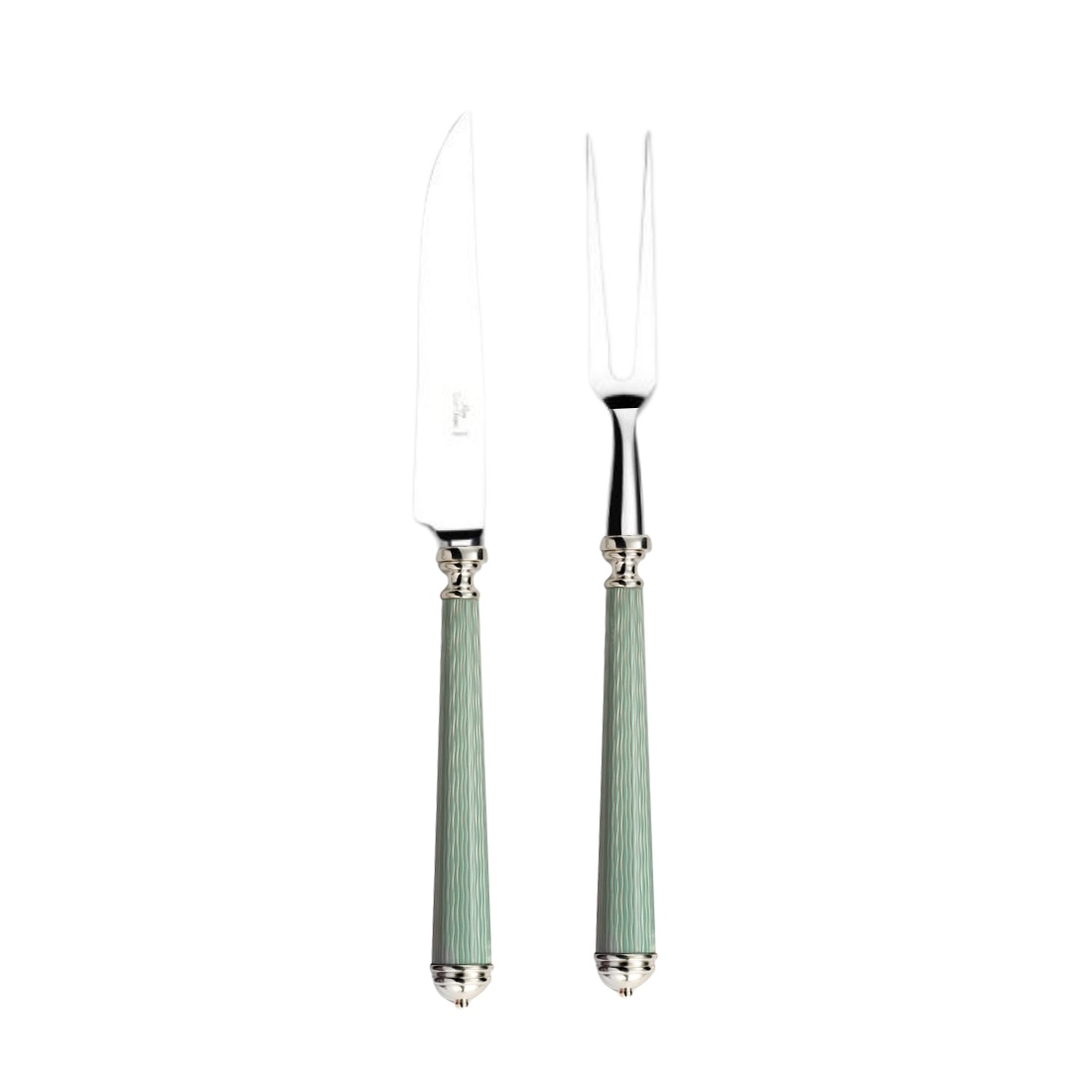 Alain Saint-Joanis, Wave almond inox, stainless steel, Carving set
