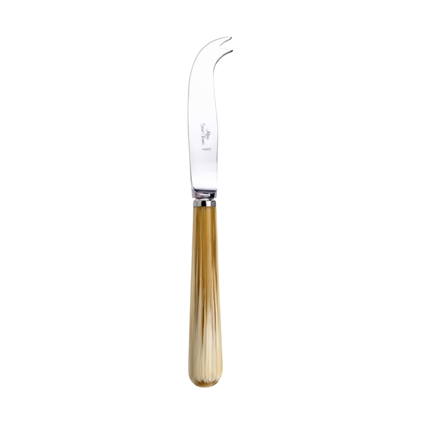 Alain Saint-Joanis, Basic cream horn, stainless steel, Large cheese knife