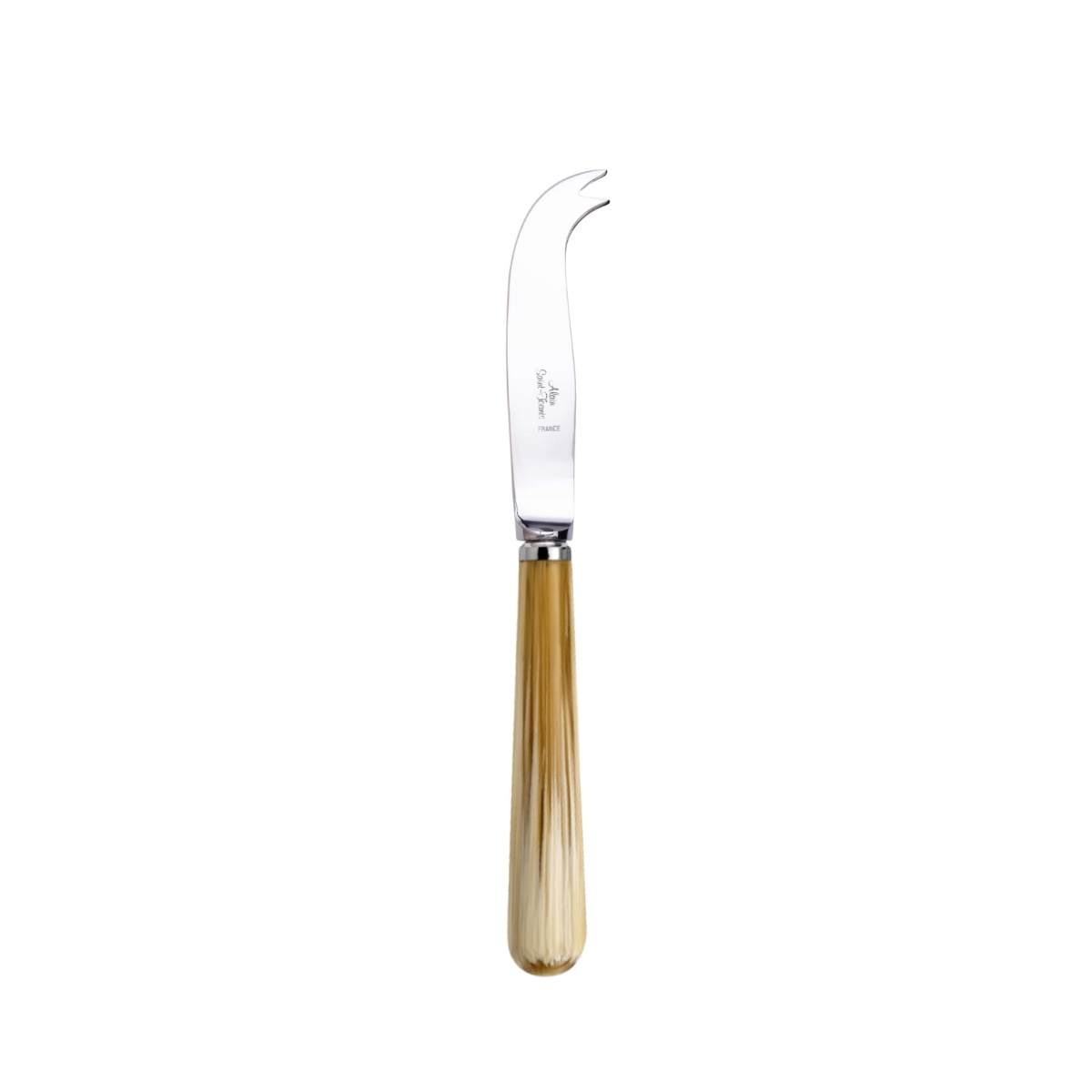 Alain Saint-Joanis, Basic cream horn, stainless steel, Medium cheese knife