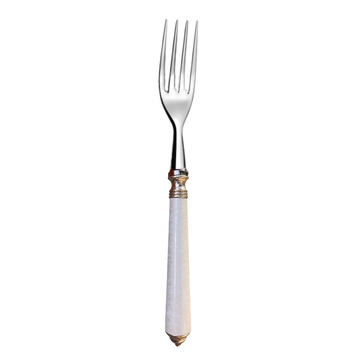 Alain Saint-Joanis, Séville white, stainless steel, Table fork