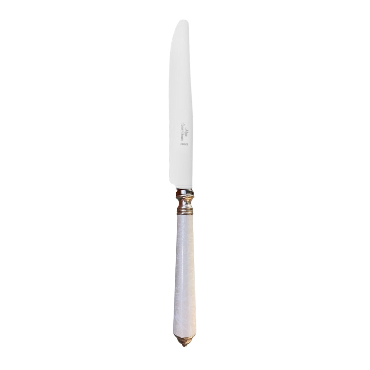 Alain Saint-Joanis, Séville white, stainless steel, Table knife