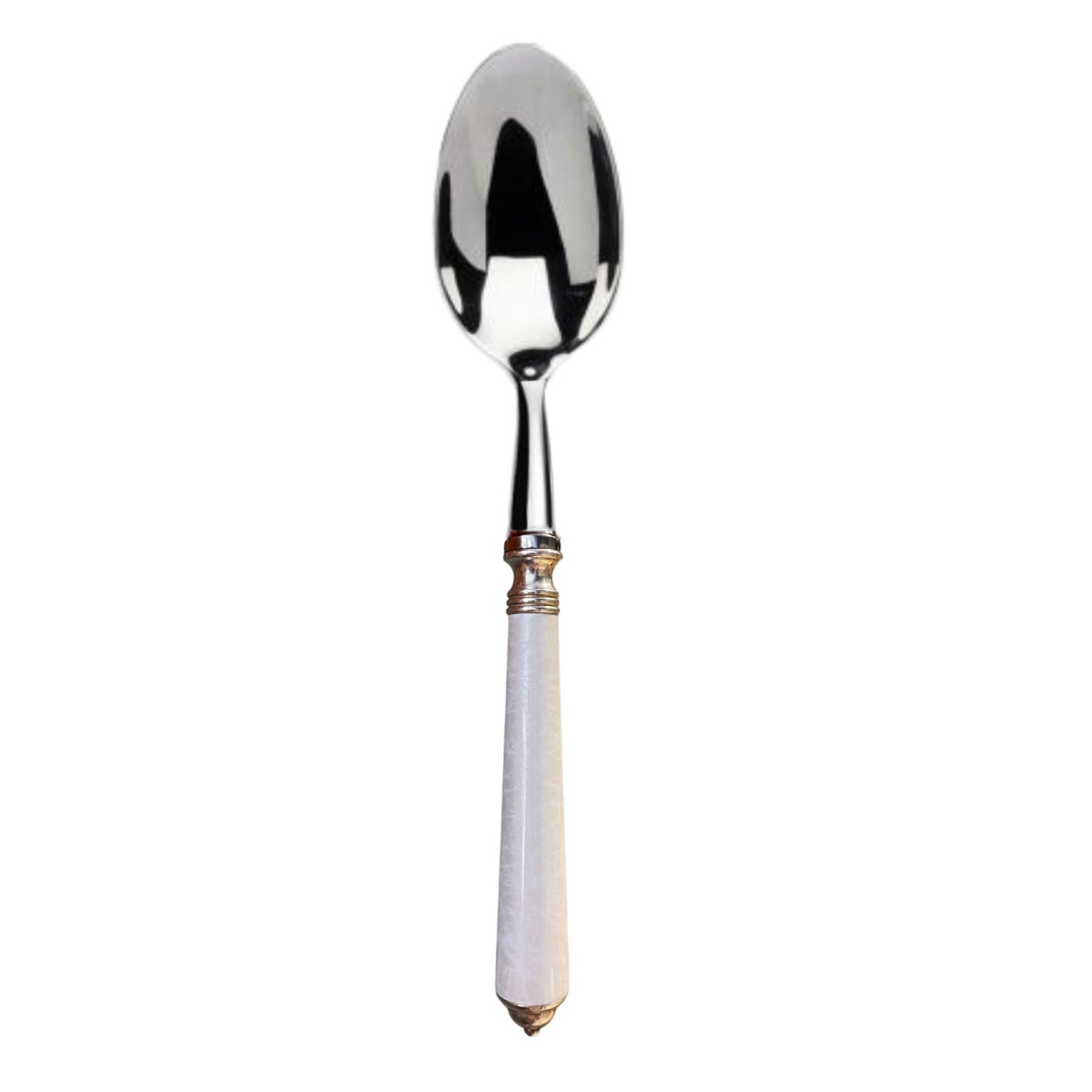 Alain Saint-Joanis, Séville white, stainless steel, Serving spoon