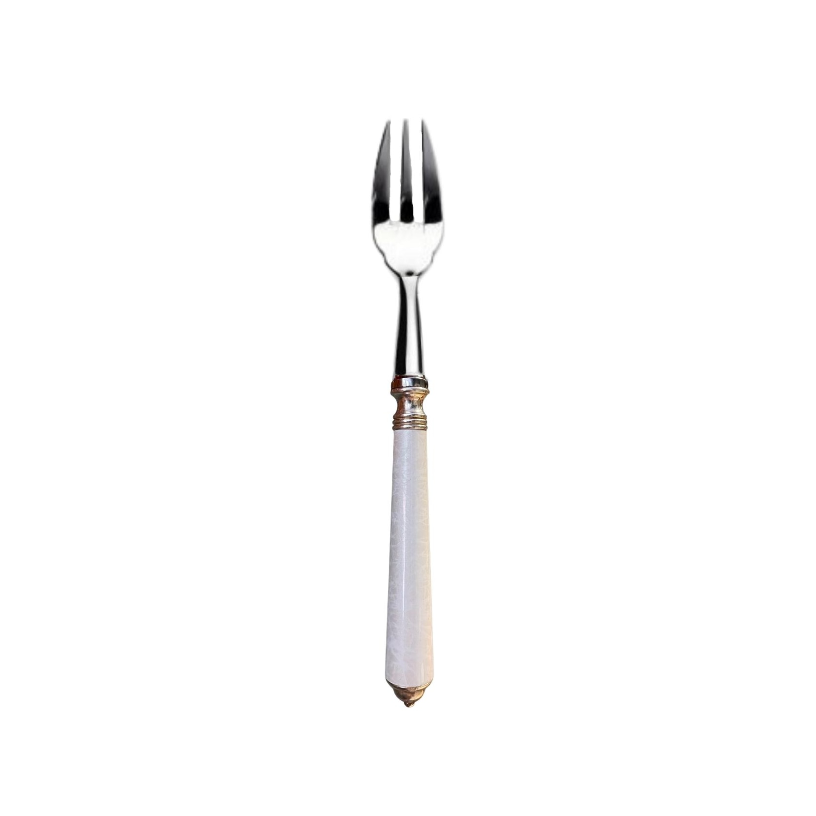 Alain Saint-Joanis, Séville white, stainless steel, Fish fork