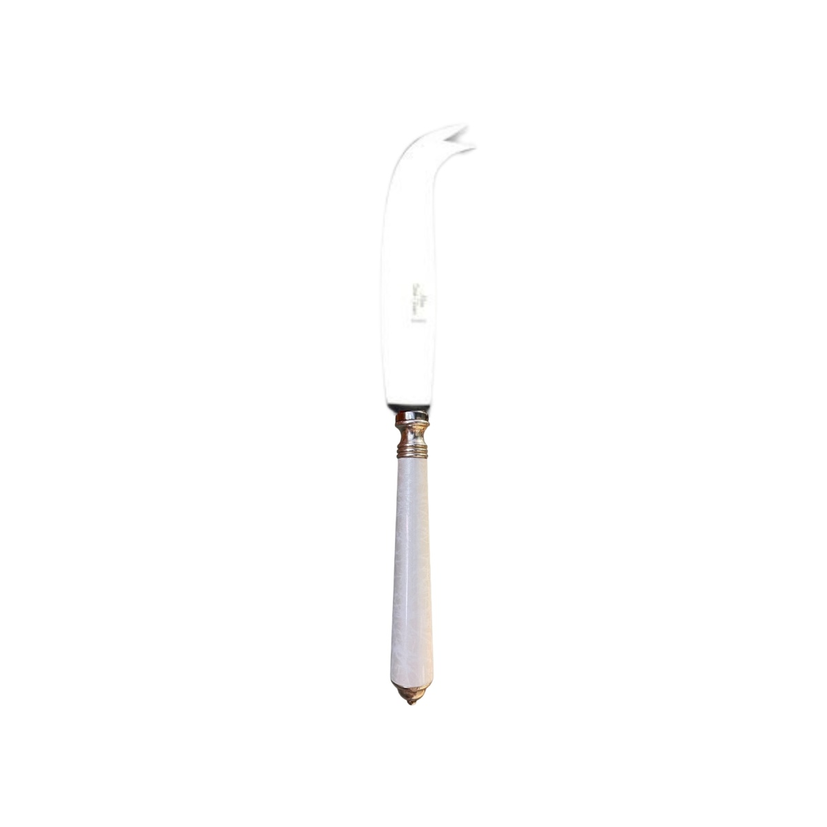 Alain Saint-Joanis, Séville white, stainless steel, Medium cheese knife