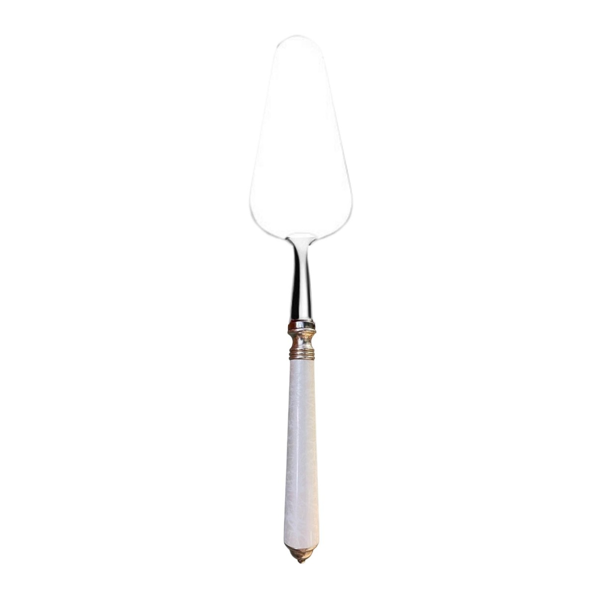 Alain Saint-Joanis, Séville white, stainless steel, Cake server