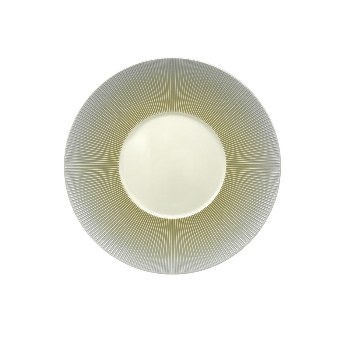 Jaune de Chrome, Dune, Dessert plate, bolero shape