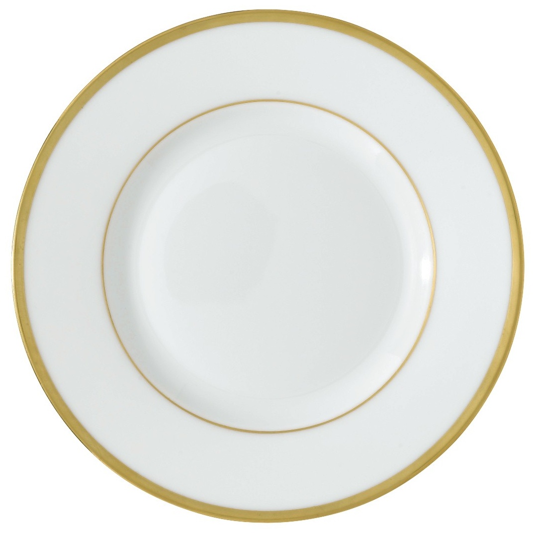 Raynaud, Fontainebleau or (filet marli), Rim plate flat