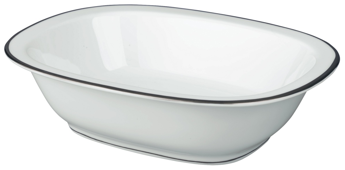 Raynaud, Fontainebleau platine, Open vegetable dish