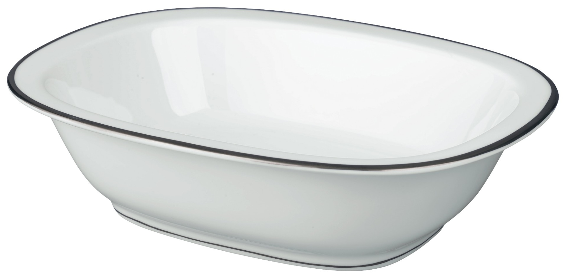 Raynaud, Fontainebleau platine, Open vegetable dish