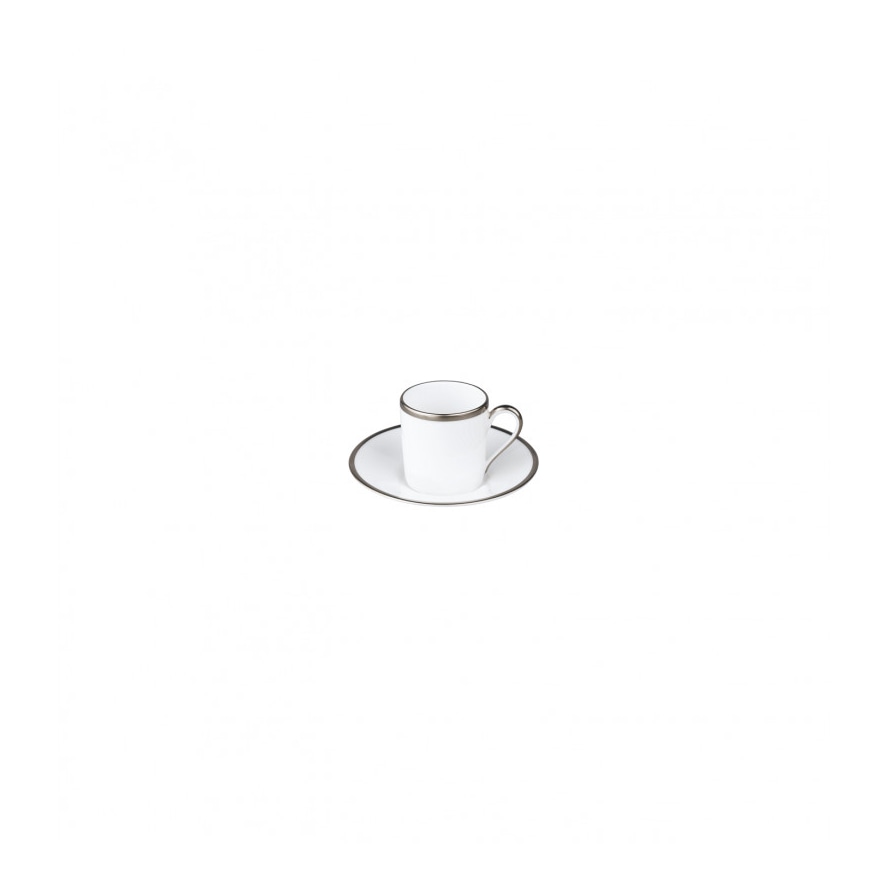 Raynaud, Fontainebleau platine, Moka saucer