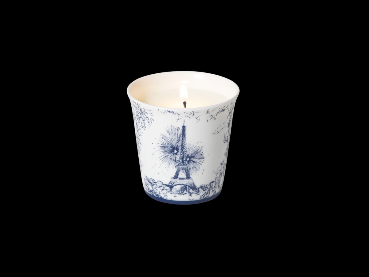 Bernardaud, Tout Paris Bleu Nuit, Tumbler with candle