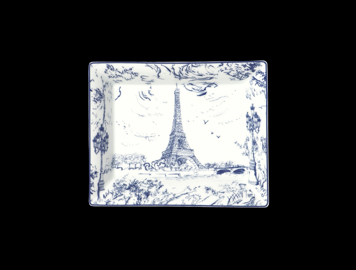 Bernardaud, Tout Paris Bleu Nuit, Valet tray