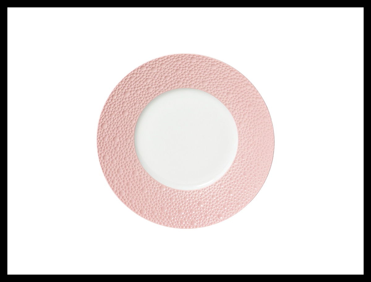 Bernardaud, Ecume Rose de Corée, Bread and butter plate