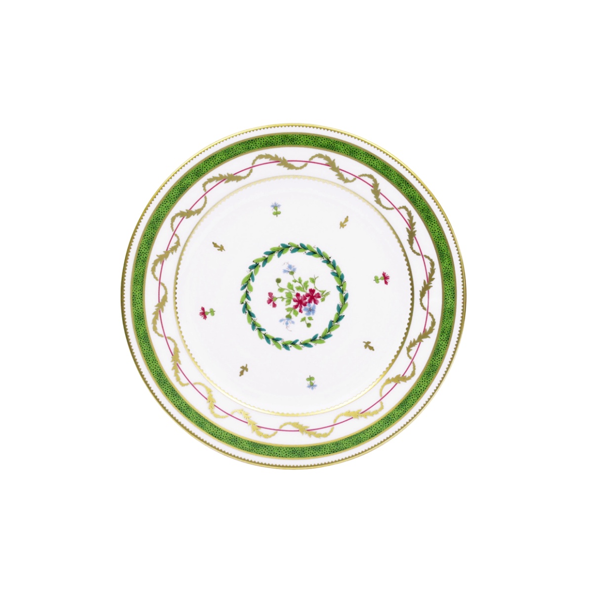 Haviland, Vieux paris vert, Salad plate