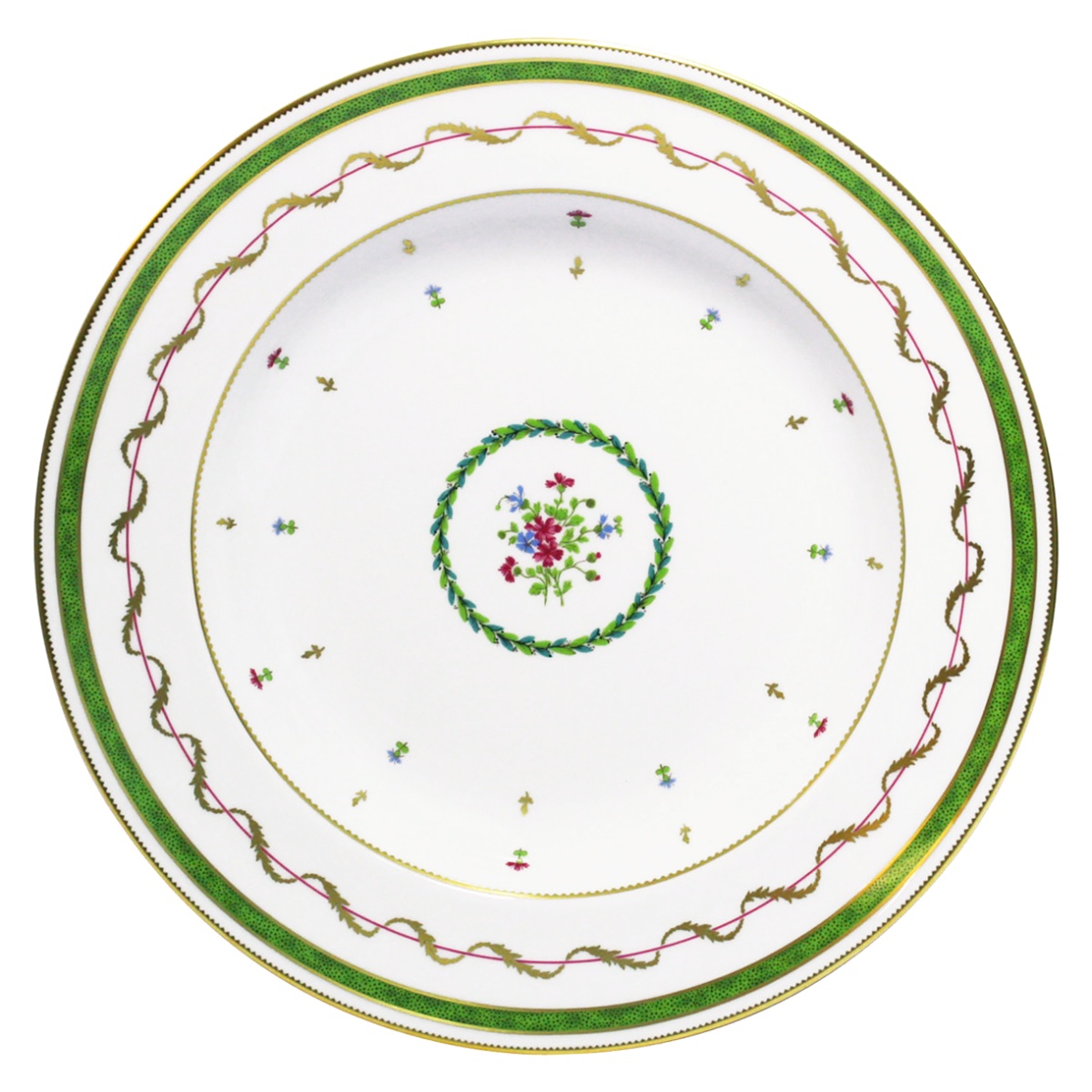 Haviland, Vieux paris vert, Deep platter