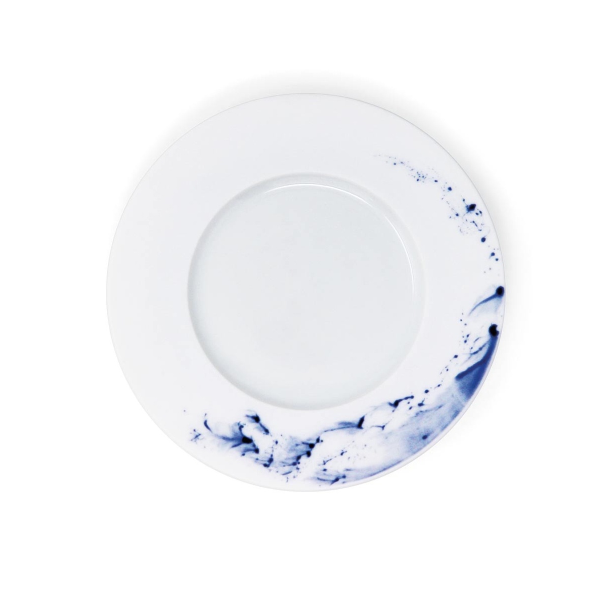 Jaune de Chrome, Blue impression, Dinner plate