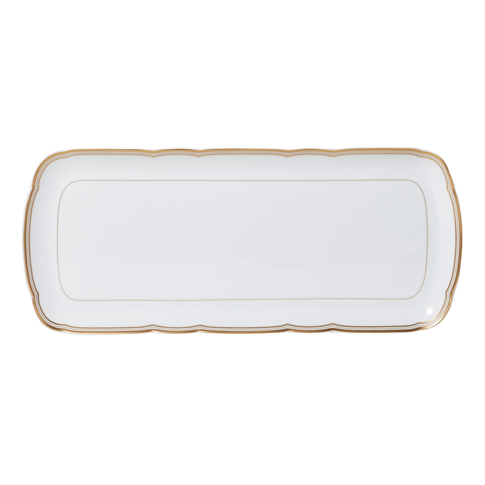 Bernardaud, Pompadour, Rectangular cake platter