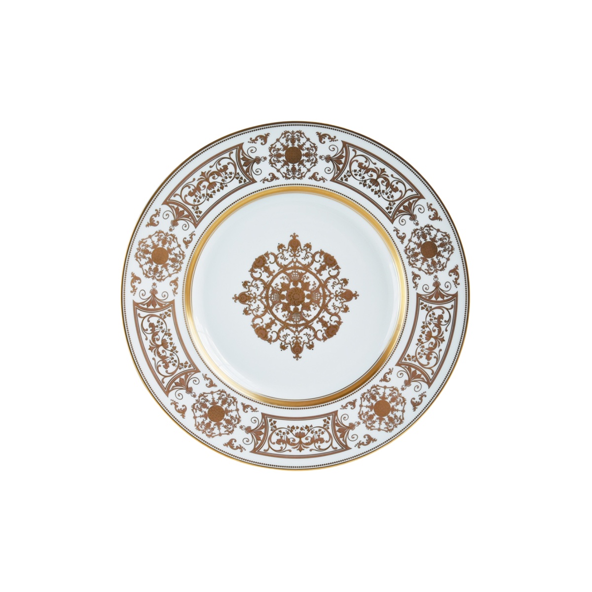 Bernardaud, AUX ROIS - OR, Rim soup plate