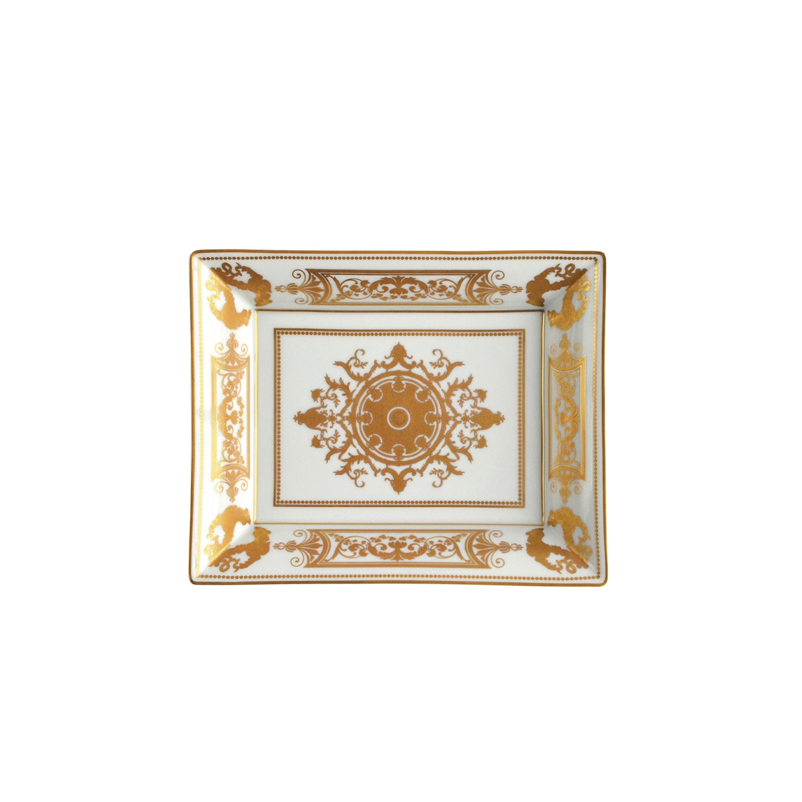 Bernardaud, AUX ROIS - OR, Valet tray 20 x 16 cm
